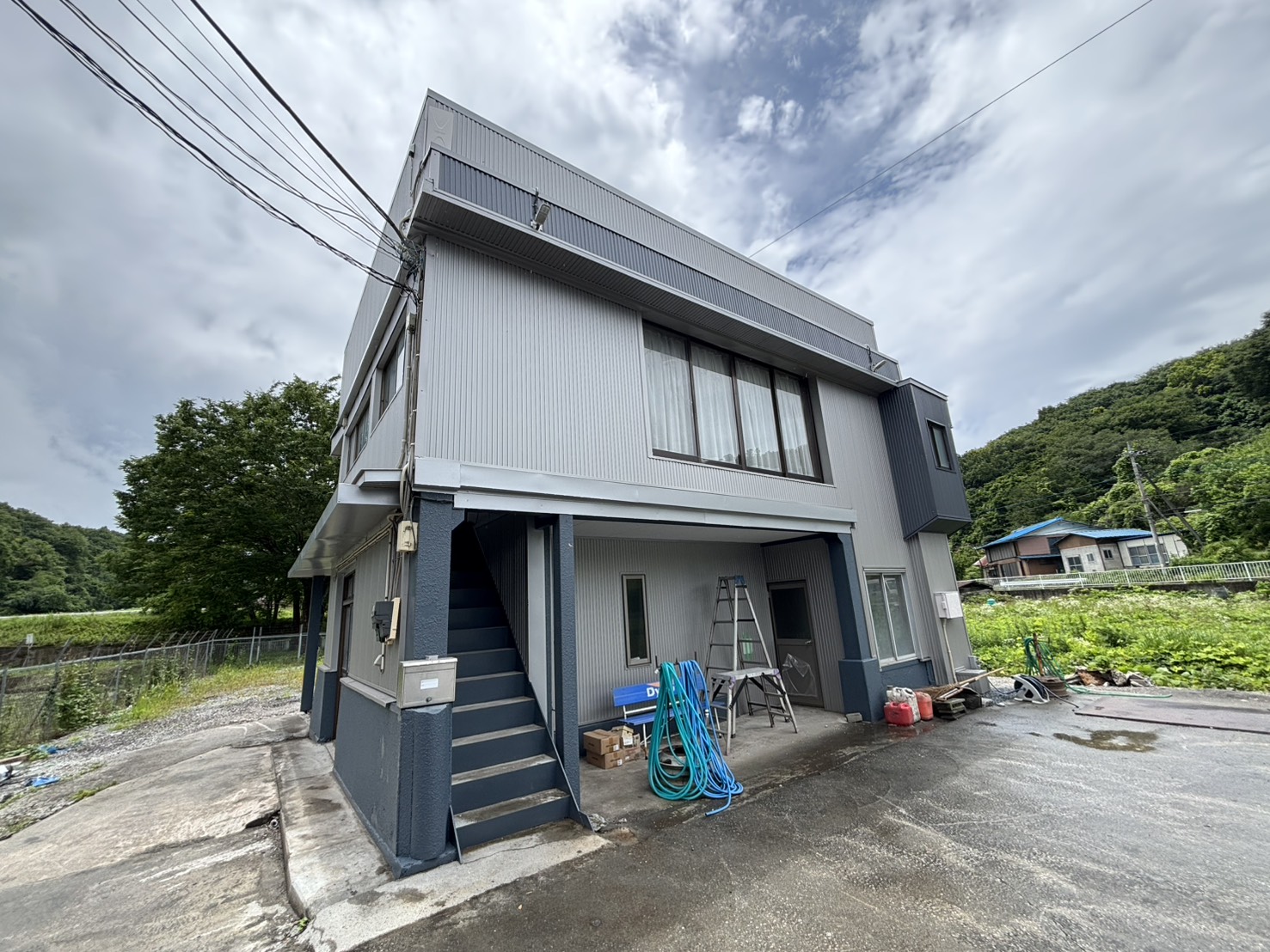 外壁板金全面張替え施工後2