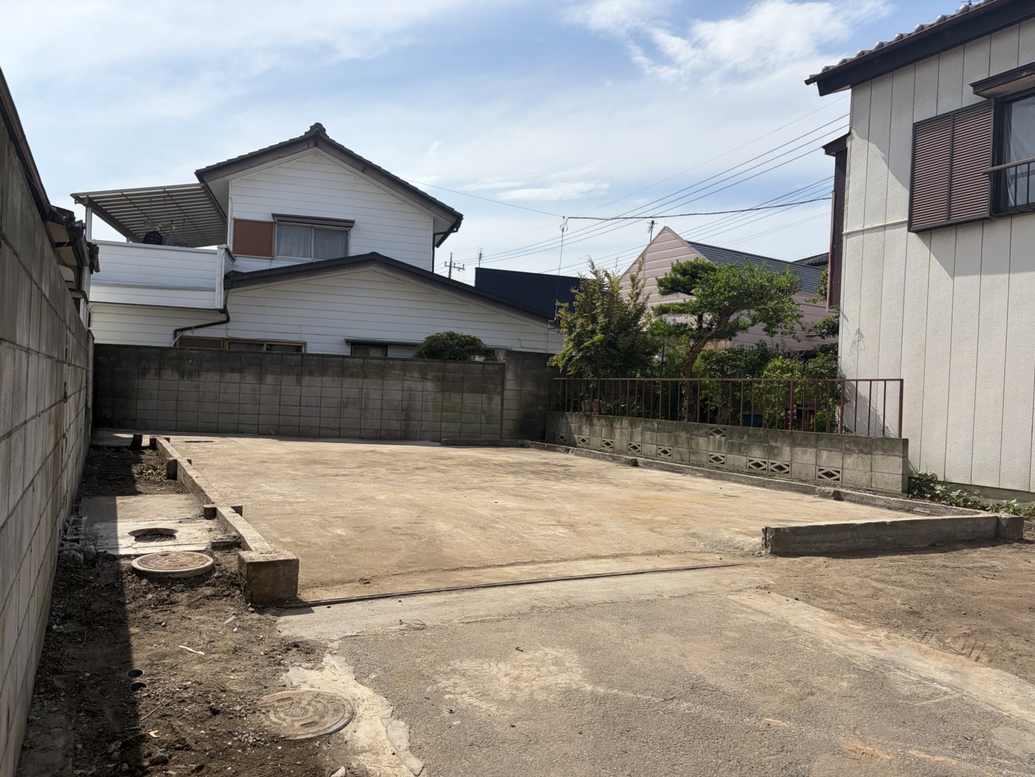 解体工事後の現場
