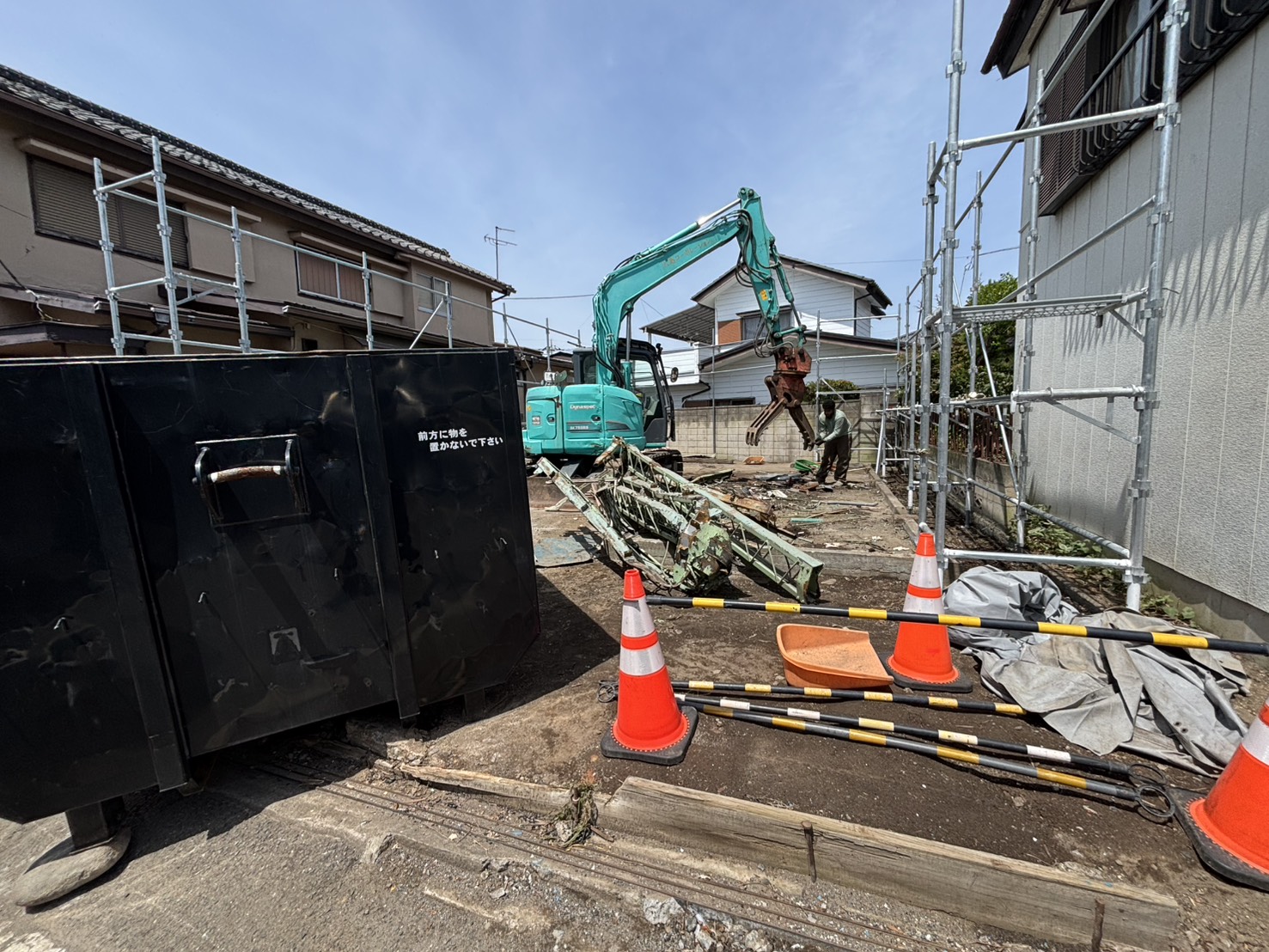 解体工事の作業工程1