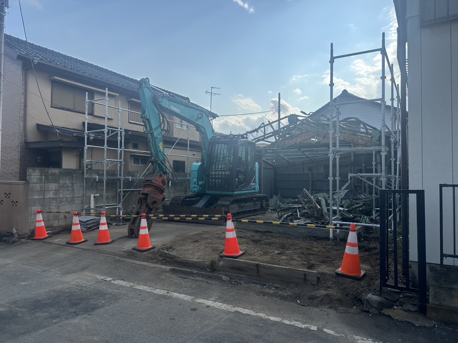 解体工事の作業工程2