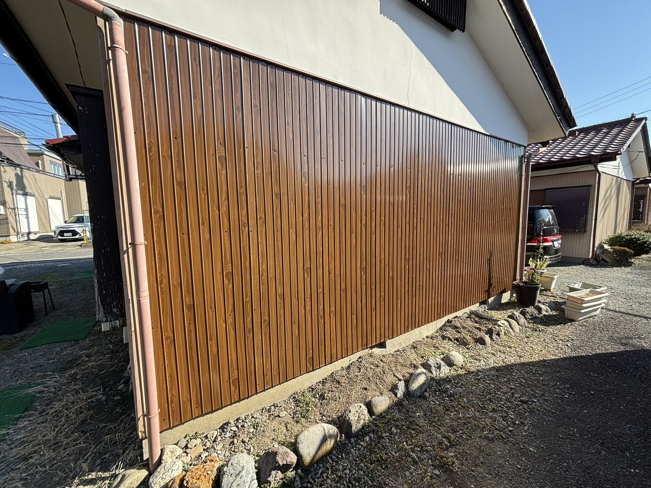 外壁板金張替え完成後